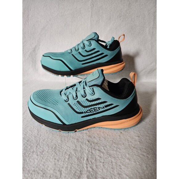 Keen Utility Men’s CSA Carbon Fiber Toe Work Shoes Size 9M EU 39.5 Turquoise - Picture 1 of 8